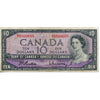 BC-40b 1954 Canada $10 Beattie-Rasminsky, G/T, Fine (F12)