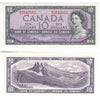 BC-40b 1954 Canada $10 Beattie-Rasminsky, B/V, Uncirculated (MS60)