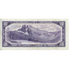 BC-40b 1954 Canada $10 Beattie-Rasminsky, E/V, F-VF (F15)