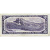 BC-40b 1954 Canada $10 Beattie-Rasminsky, G/V, F-VF (F15)