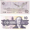 BC-57a 1989 Canada $10 Thiessen-Crow, BDA, Uncirculated (MS60)