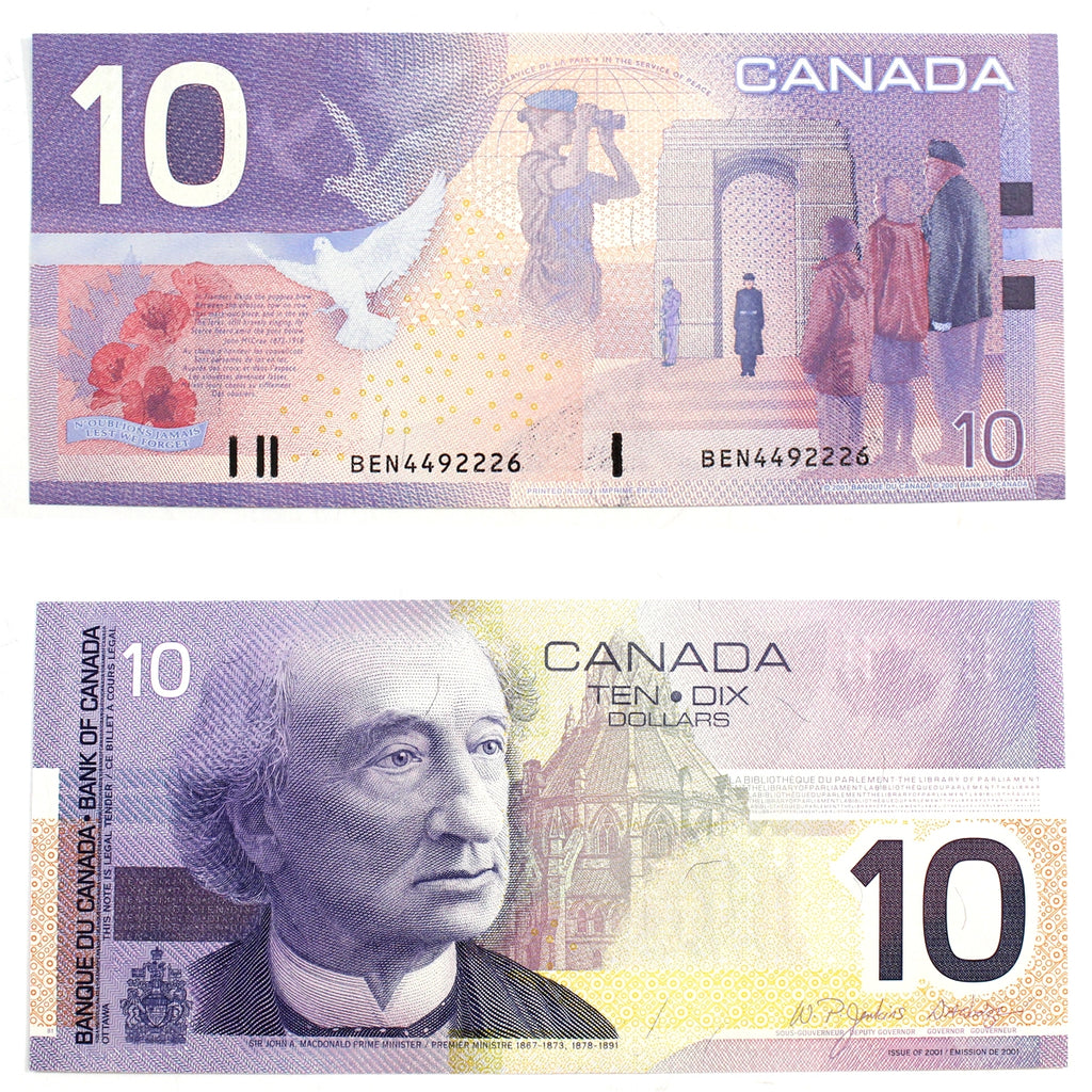 BC-63c 2003 Canada $10 Jenkins-Dodge, BEN, Gem Uncirculated (GUNC65)