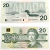 BC-58b 1991 Canada $20 Bonin-Thiessen, ESU, Uncirculated (MS60)