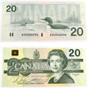 BC-58b-i 1991 Canada $20 Bonin-Thiessen, AVK, Choice Uncirculated (CUNC63)