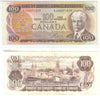 BC-52bA 1975 Canada $100 Crow-Bouey, AJX, Extra Fine (EF40)