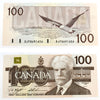 BC-60c 1988 Canada $100 Knight-Thiessen, BJP, Circ
