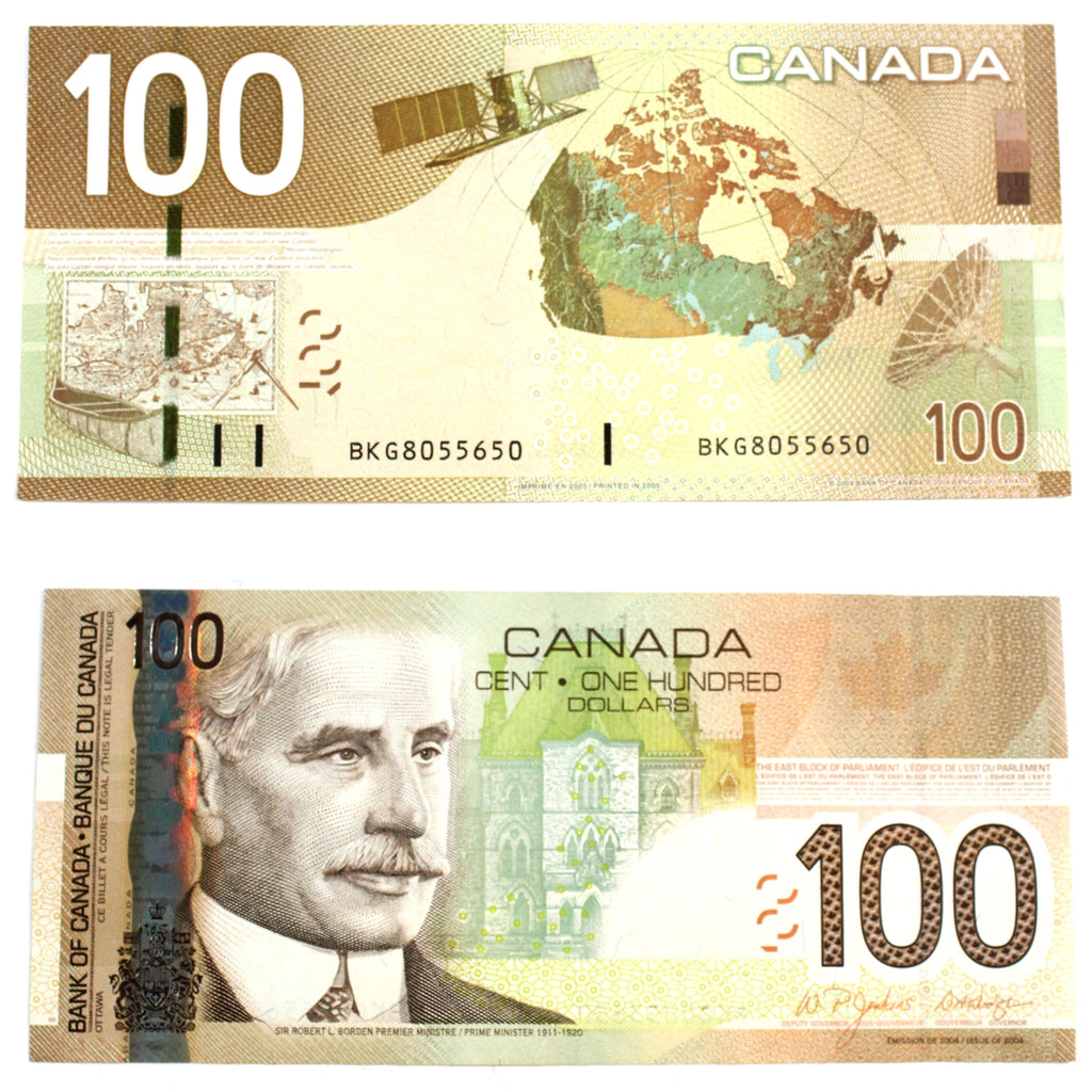 BC-66a 2005 Canada $100 Jenkins-Dodge, BKG, Uncirculated (MS60)