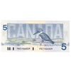 BC-56b 1986 Canada $5 Thiessen-Crow, FNZ, Uncirculated (MS60)