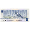 BC-56b 1986 Canada $5 Thiessen-Crow, FOC, CUNC