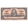BC-22c 1937 Canada $2 Coyne-Towers, C/R, CIRC