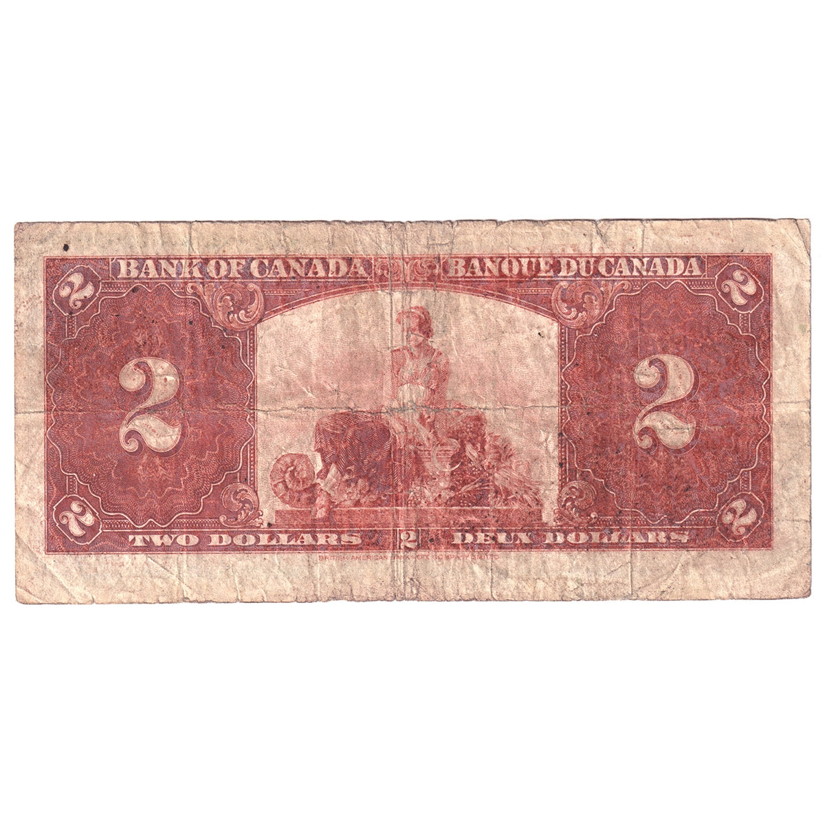 BC-22c 1937 Canada $2 Coyne-Towers, C/R, CIRC