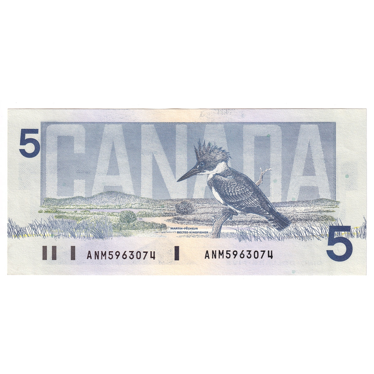BC-56d 1986 Canada $5 Knight-Thiessen, ANM, AU-UNC