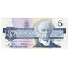 BC-56c 1986 Canada $5 Bonin-Thiessen, GOG, UNC