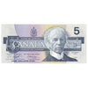 BC-56e 1986 Canada $5 Knight-Dodge, GPY, AU-UNC