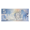 BC-62a 2001 Canada $5 Knight-Dodge, AOF, Almost Uncirculated (AU50)