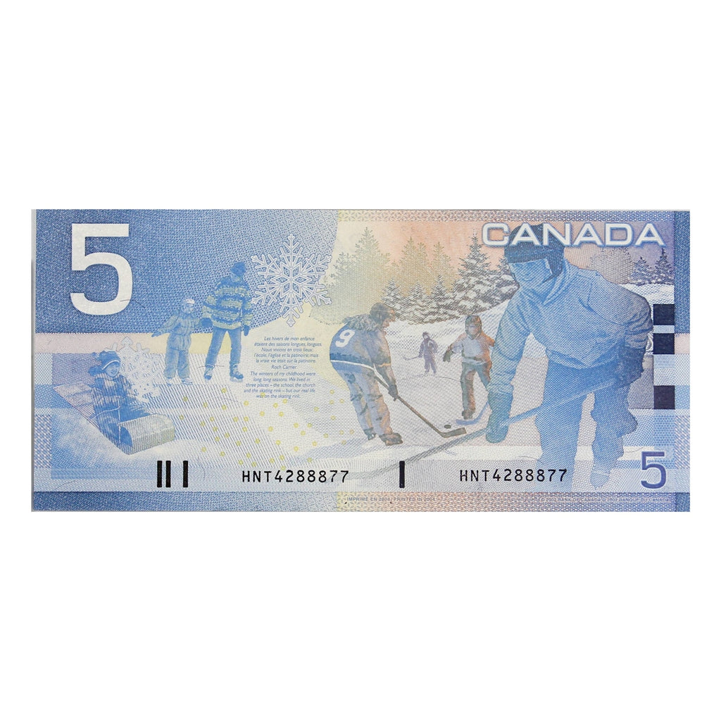 BC-62b 2004 Canada $5 Jenkins-Dodge, HNT, Uncirculated (MS60)