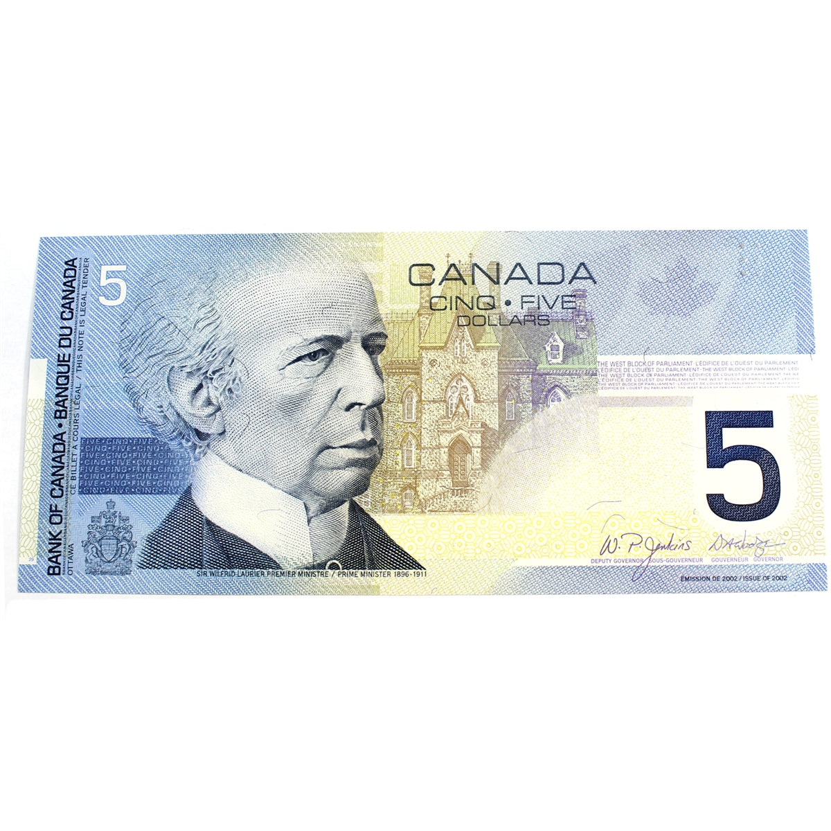 BC-62b 2004 Canada $5 Jenkins-Dodge, HOB, Choice Uncirculated (CUNC63)