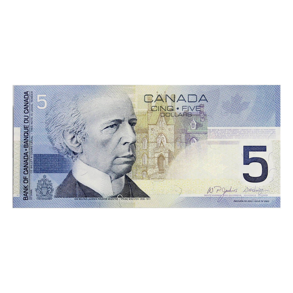 BC-62b 2004 Canada $5 Jenkins-Dodge, HOF, CUNC