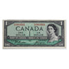BC-37a-i 1954 Canada $1 Beattie-Coyne, H/M, Very Fine (VF20)