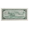 BC-37b 1954 Canada $1 Beattie-Rasminsky, X/N, Extra Fine (EF40)