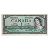 BC-37b-i 1954 Canada $1 Beattie-Rasminsky, H/Z, Uncirculated (MS60)