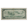BC-37bA-i 1954 Canada $1 Beattie-Rasminsky, *B/M, Very Fine (VF20)