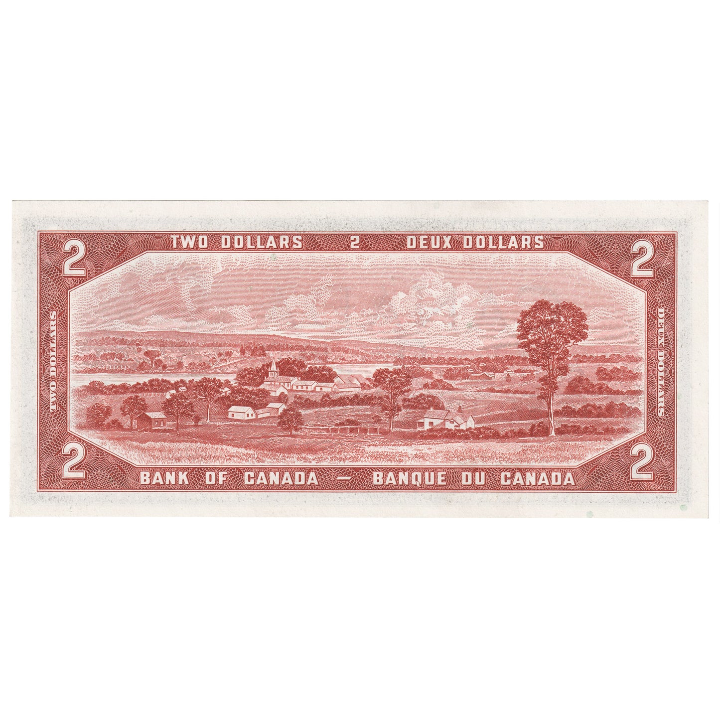 BC-38a 1954 Canada $2 Beattie-Coyne, M/B, UNC