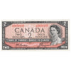 BC-38a 1954 Canada $2 Beattie-Coyne, U/B, AU