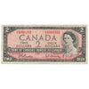 BC-38b 1954 Canada $2 Beattie-Rasminsky, A/G, Circulated