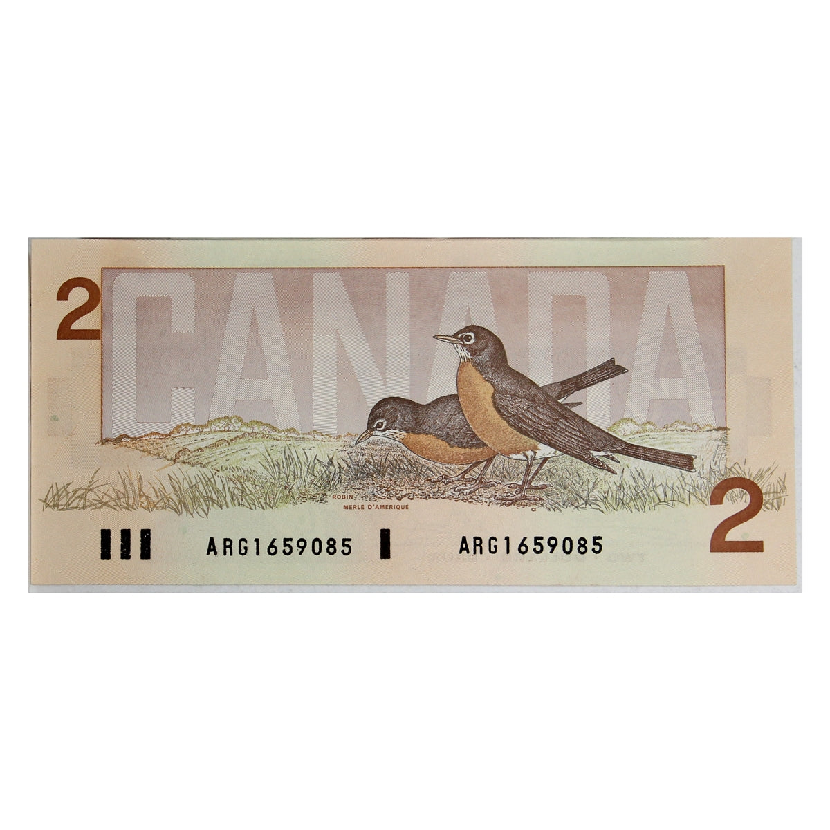BC-55a 1986 Canada $2 Crow-Bouey, ARG, Choice Uncirculated (CUNC63)