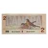 BC-55b 1986 Canada $2 Thiessen-Crow, BRJ, Choice Uncirculated (CUNC63)