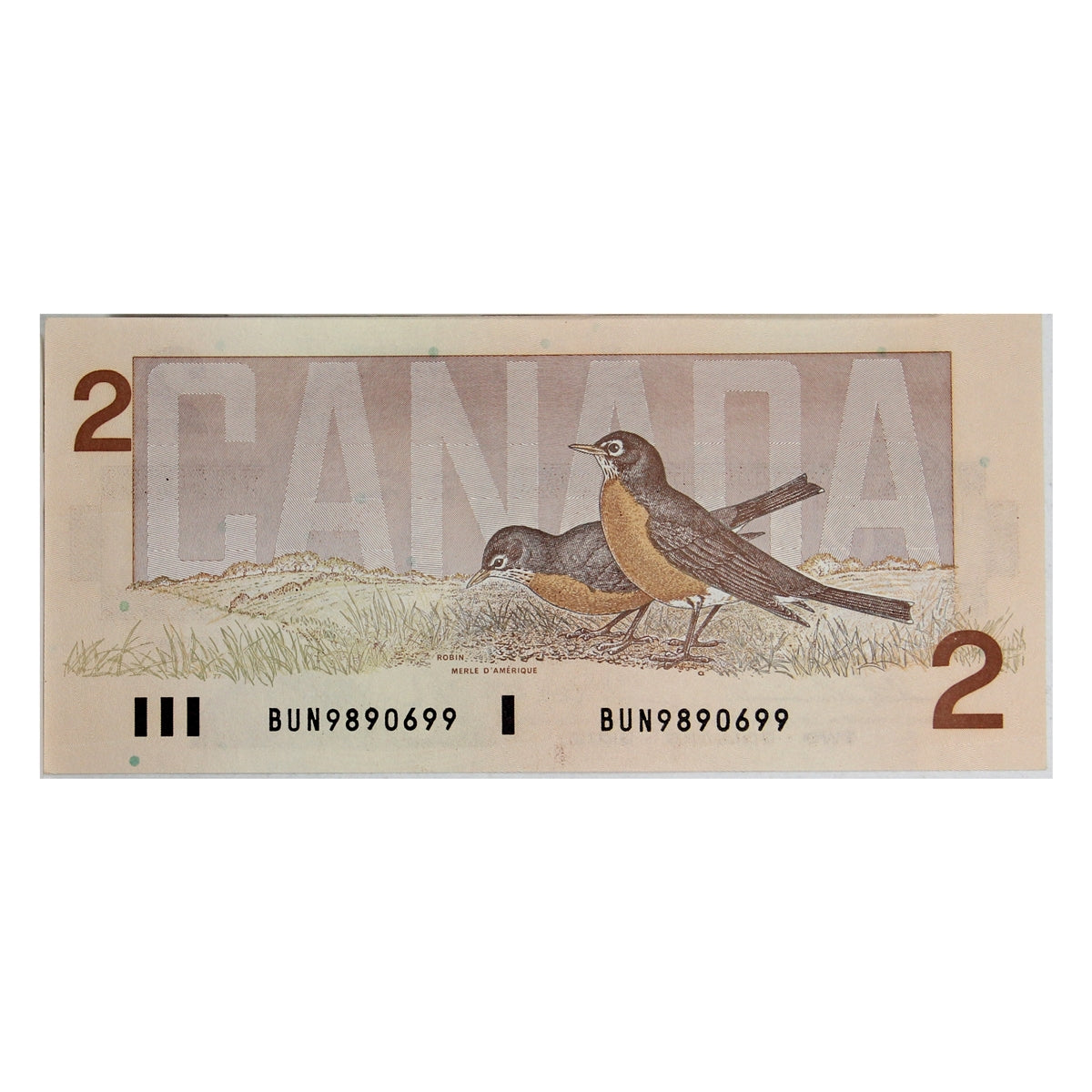 BC-55b 1986 Canada $2 Thiessen-Crow, BUN, Uncirculated (MS60)