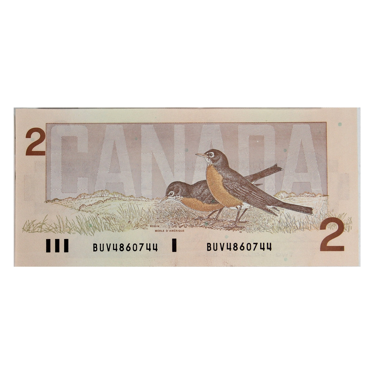 BC-55b 1986 Canada $2 Thiessen-Crow, BUV, Uncirculated (MS60)