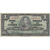 BC-21c 1937 Canada $1 Gordon-Towers, A/L, F-VF (F15)