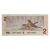 BC-55b 1986 Canada $2 Thiessen-Crow, BGM, AU-UNC (AU55)