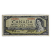 BC-41a 1954 Canada $20 Beattie-Coyne, L/E, F-VF