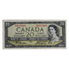 BC-41a 1954 Canada $20 Beattie-Coyne, M/E, F-VF (F15)