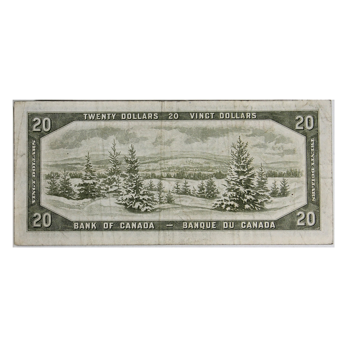 BC-41b 1954 Canada $20 Beattie-Rasminsky, N/E, F-VF