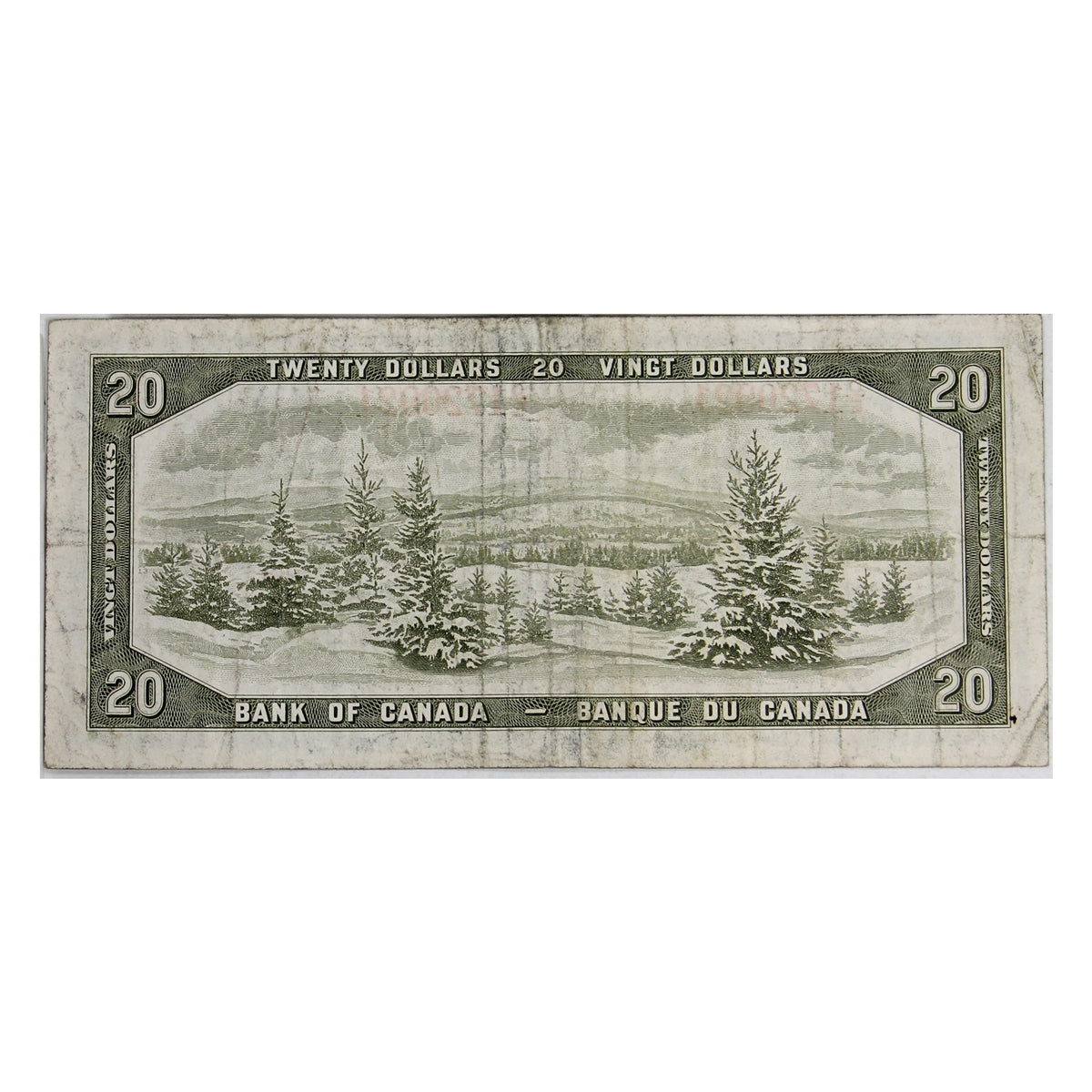 BC-41b 1954 Canada $20 Beattie-Rasminsky, O/E, F-VF