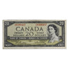 BC-41b 1954 Canada $20 Beattie-Rasminsky, Y/E, F-VF (F15)