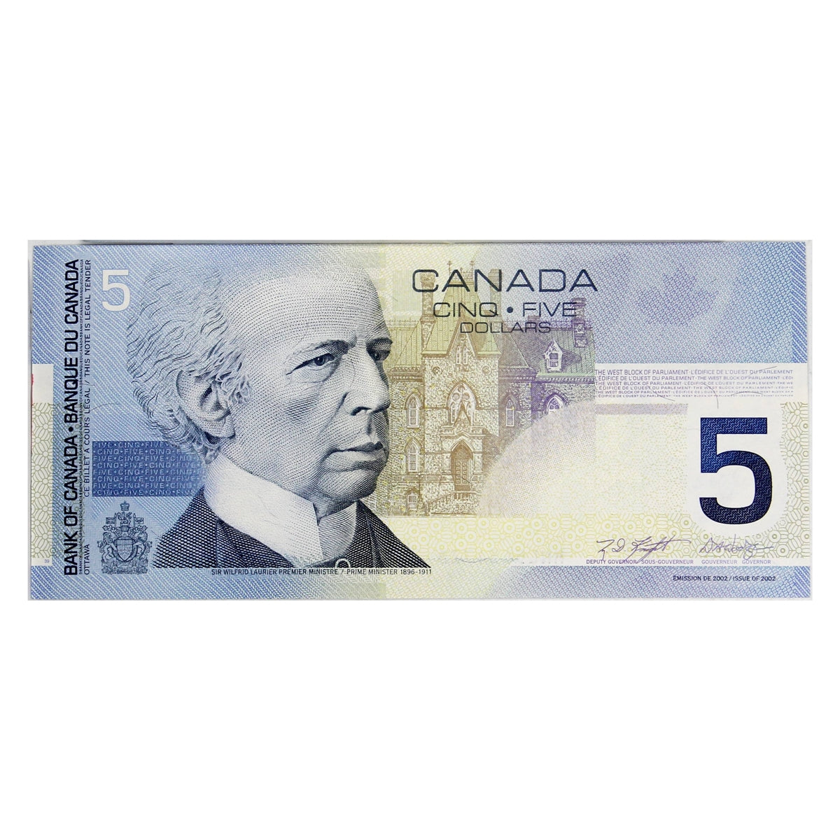 BC-62a-i 2003 Canada $5 Knight-Dodge, HNL, Uncirculated (MS60)