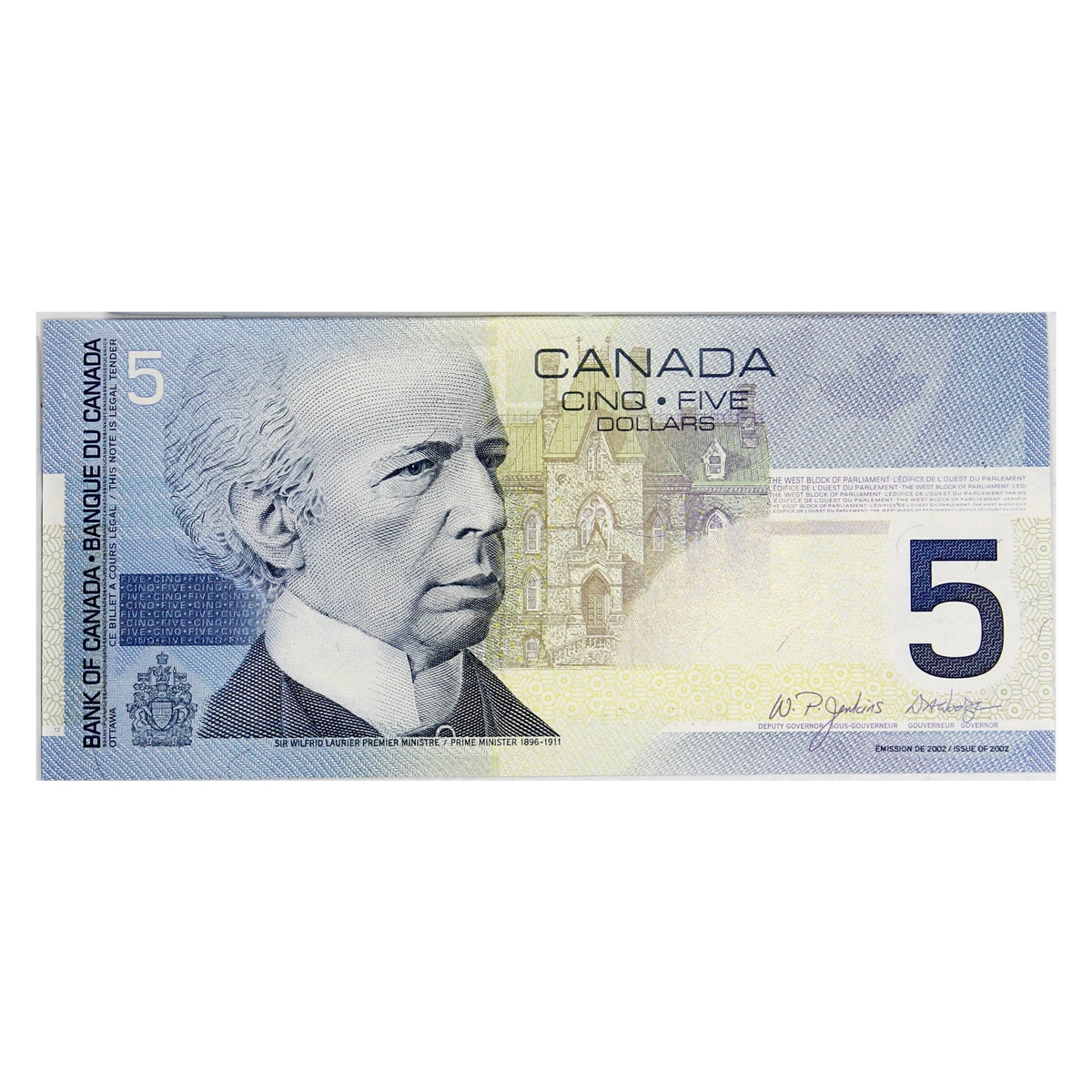 BC-62bA 2005 Canada $5 Jenkins-Dodge, HOH (9.44-9.68), Uncirculated (MS60)