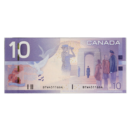 BC-68b 2008 Canada $10 Jenkins-Carney, BTW, CUNC