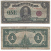 DC-25e 1923 Dominion $1 McCavour-Saunders, Bronze Seal Group One, P, Very Good (VG8)