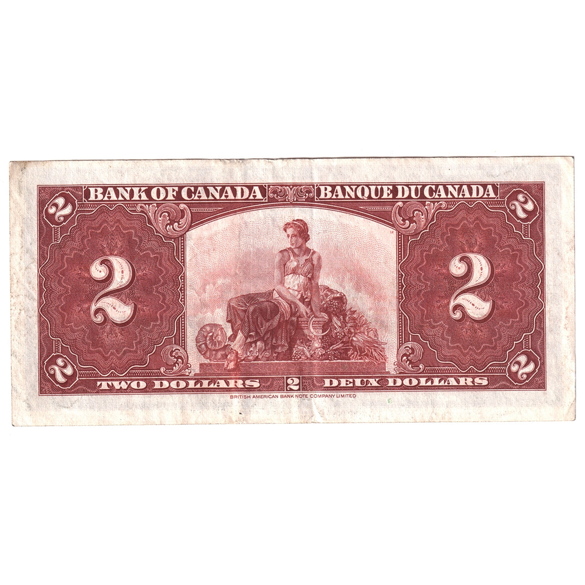 BC-22c 1937 Canada $2 Coyne-Towers, J/R, Extra Fine (EF40)
