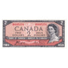 BC-30a 1954 Canada $2 Coyne-Towers, Devil's Face, B/B, EF-AU (EF45)