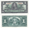 BC-21d 1937 Canada $1 Coyne-Towers, E/N, Almost Uncirculated (AU50)