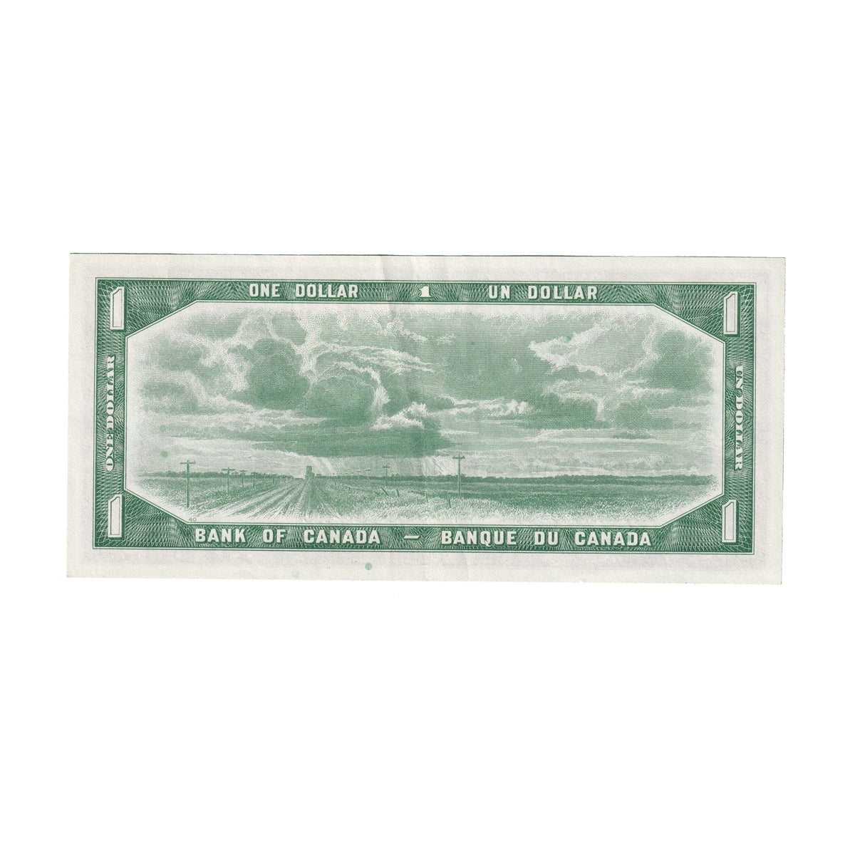 BC-37a 1954 Canada $1 Beattie-Coyne, V/A, EF-AU (EF45)