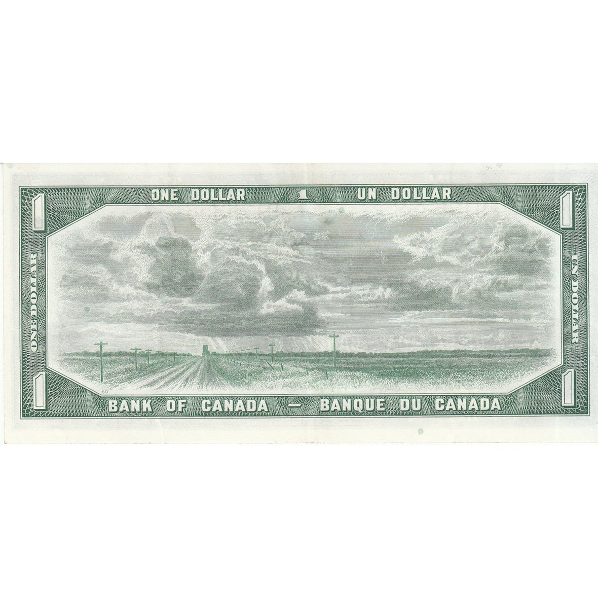 BC-37a 1954 Canada $1 Beattie-Coyne, S/L, VF-EF (VF30)