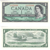 BC-37b 1954 Canada $1 Beattie-Rasminsky, L/O, Choice Uncirculated (CUNC63)